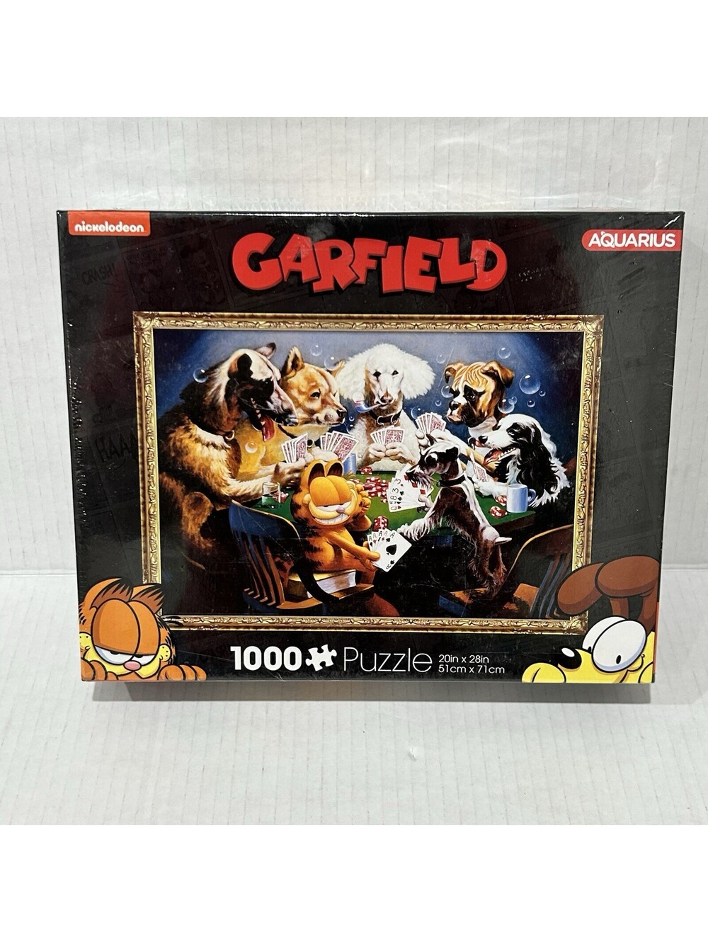 Garfield Nickelodeon Aquarius 1000 Piece 20" X 28" Jigsaw Puzzle Brand New
